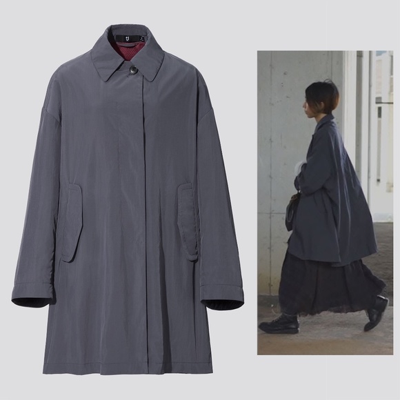 UNIQLO +J Jil Sander Oversized Light Coat in Dark Gray Size Medium M - Picture 1 of 1
